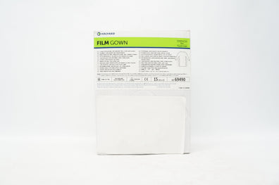 Halyard 69490 Film Gown Blue Universal Thumb Hooks - Box of 15